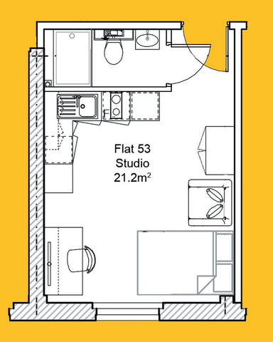 Studio to rent - Photo 3