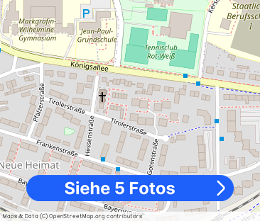 Helle Erdgeschosswohnung in zentraler Lage in Bayreuth - Foto 1