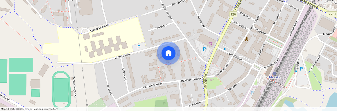 Alvesta Centrum, Kronoberg, Gröna Gatan 5 B