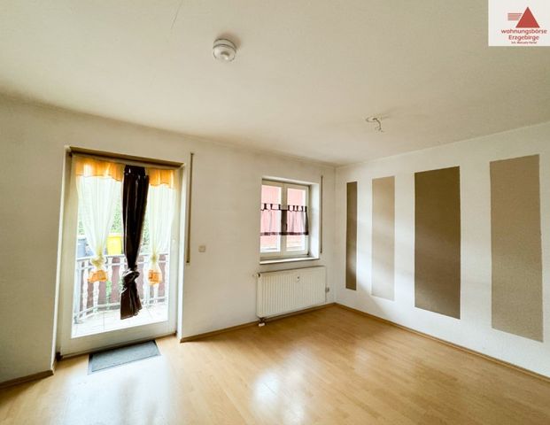 3-Raum-Balkonwohnung im Zentrum von Schlettau! - Photo 1
