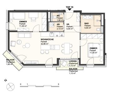 WOHNEN UND GENIESSEN IM SÜDWESTEN VON WIEN! PERFEKTE INFRASTRUKTUR ... - Foto 2