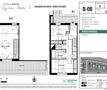 Appartement 3 pièces – 61 m² - Photo 2