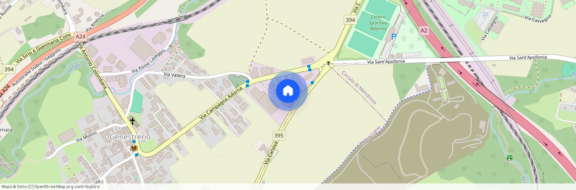 via Campagnadorna 34c, Genestrerio