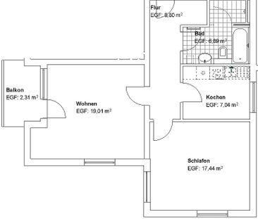 Moderne 2 ZKB mit Balkon am Philippinenhof! - Photo 3