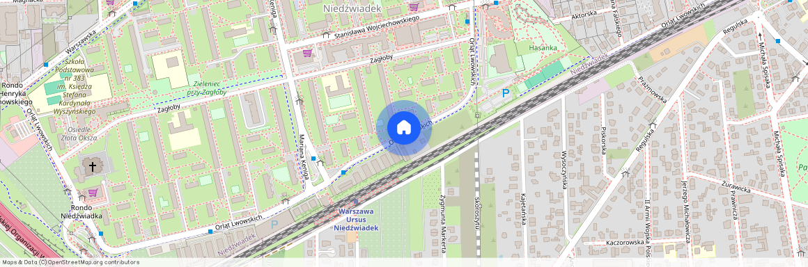 ul. Orląt Lwowskich, Niedźwiadek, Ursus, Warszawa, mazowieckie