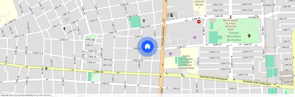 Calle 57 A, Mérida, Yucatán, 97169, México