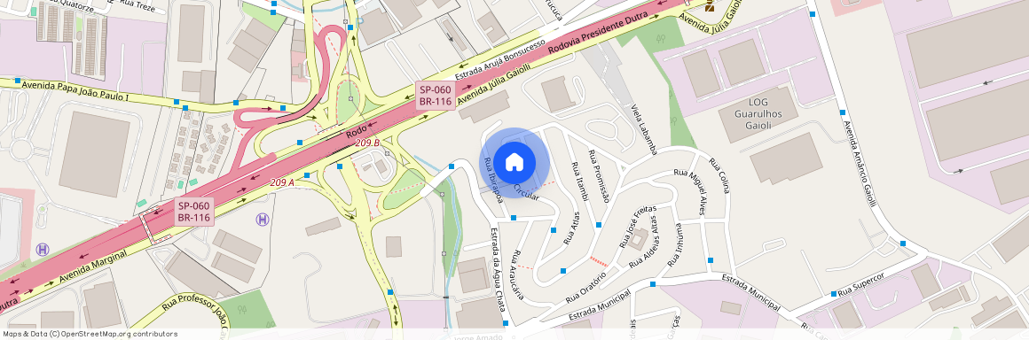 Avenida Circular, 730, Jardim Presidente Dutra, Guarulhos - SP, 07251-060, Brazil