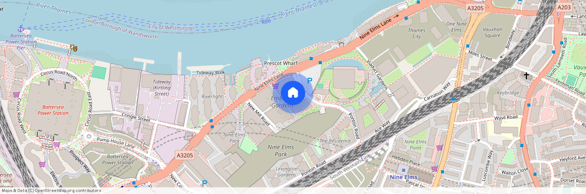 (l), Ambassador Building, Embassy Gardens, SW11