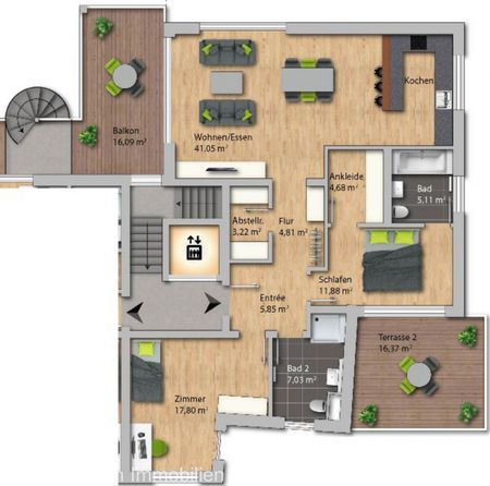 Morgen schon einziehen! Exklusive Wohnung im Zentrum von Grenzach (Penthouse 10) - Foto 4