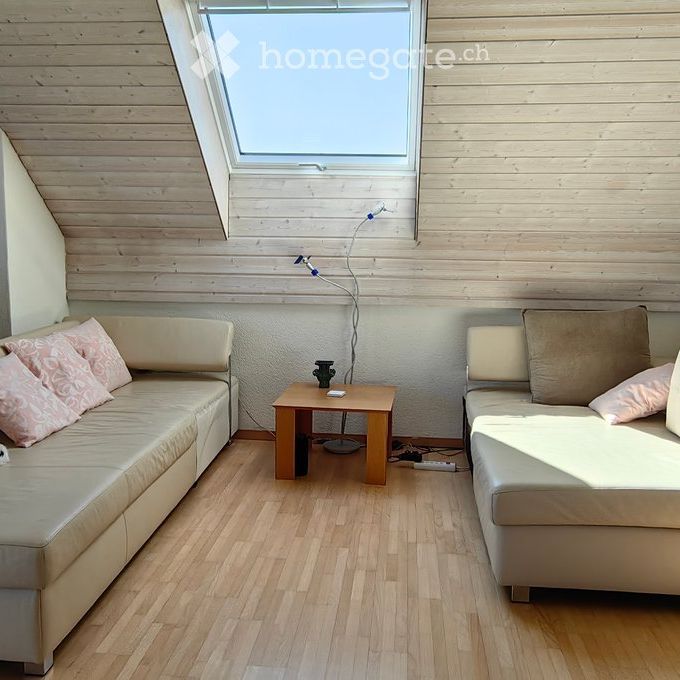 3.5-Zimmer-Wohnung möbliert, Südlage mit Alpenblick – hell, 12 Min. nach Solothurn - Foto 1