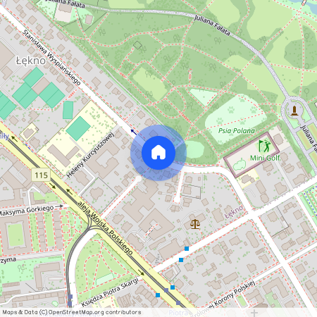 ul. Stanisława i Wandy Miłaszewskich, Turzyn, Śródmieście, Szczecin, zachodniopomorskie