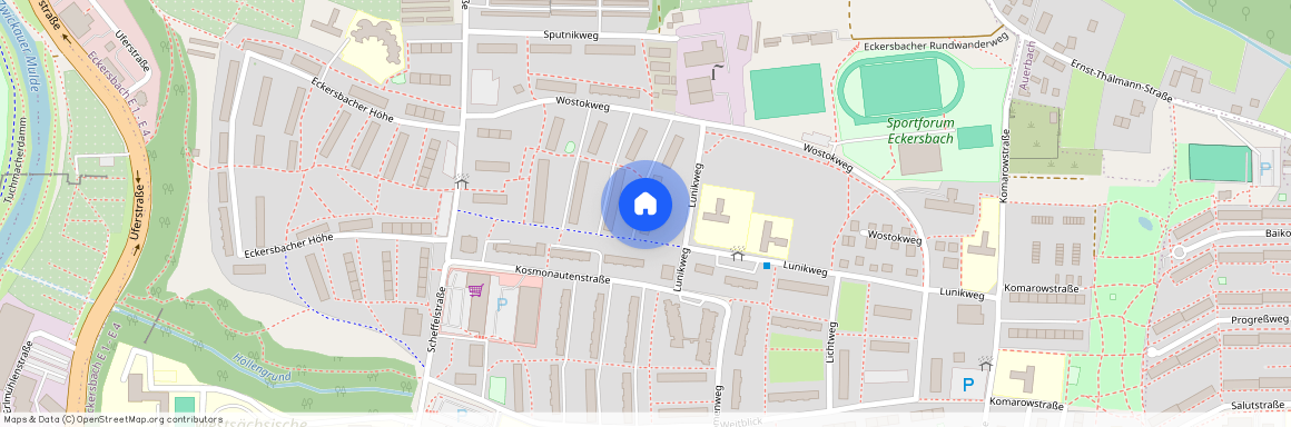 3. Etage, Wostokweg 68, Eckersbach E1-E4, Zwickau