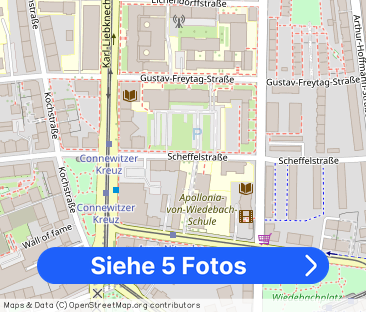 Individuell geschnitten 4- Raum-Whg. zur Miete in Connewitz - Wentz... - Foto 1