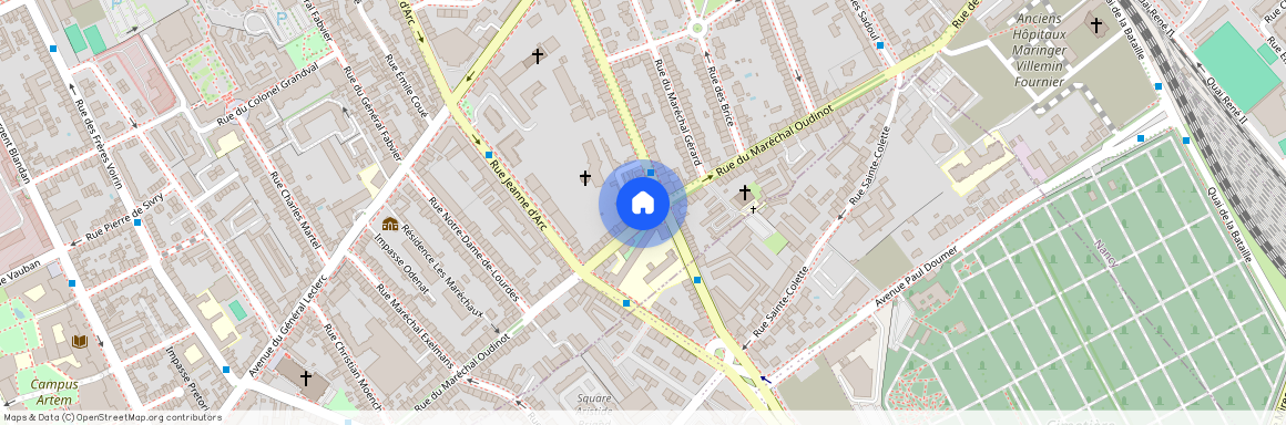 46 RUE DU MARECHAL OUDINOT, Oudinot Cimetiere du Sud Doumer, Nancy