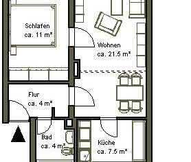 Endlich zuhause: 2- Zimmerwohnung in Hannover-Sahlkamp - Photo 6