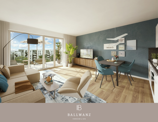 Nachhaltiges Wohnen in Frankfurt Rebstock: 2-Zimmer-Wohnung mit Balkon - Foto 1