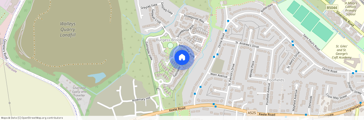 Galingale View, Newcastle Under Lyme, Staffordshire, ST5