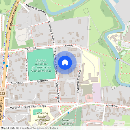 ul. Fryderyka Chopina, Starogard Gdański, starogardzki, pomorskie