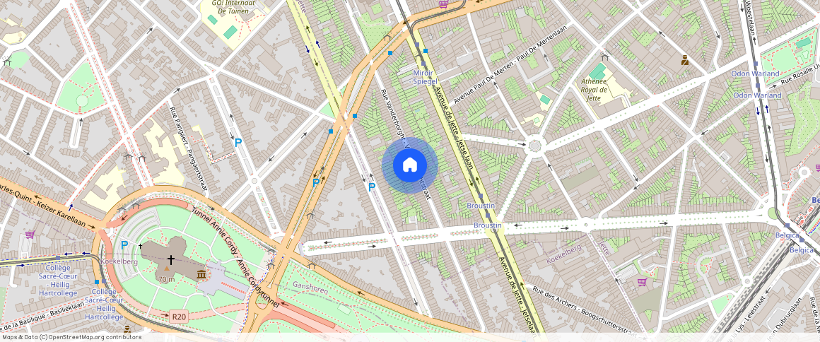 Rue Vanderborght, **, 1090, Jette