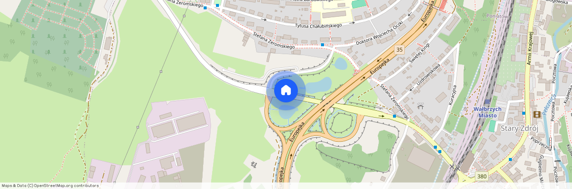 Stefana Żeromskiego, Wałbrzych, Stary Zdrój