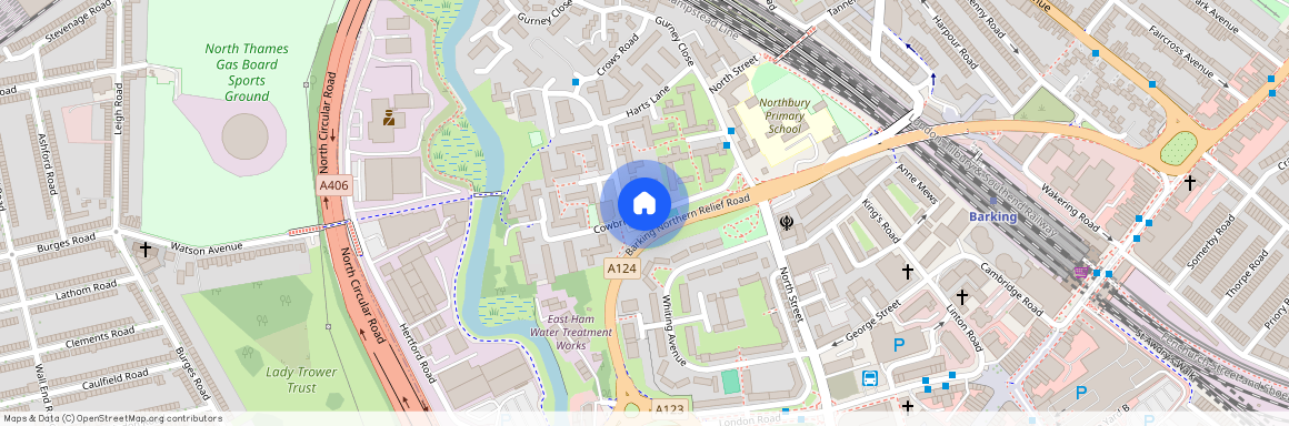 Cowbridge Lane. Barking, Barking, IG1