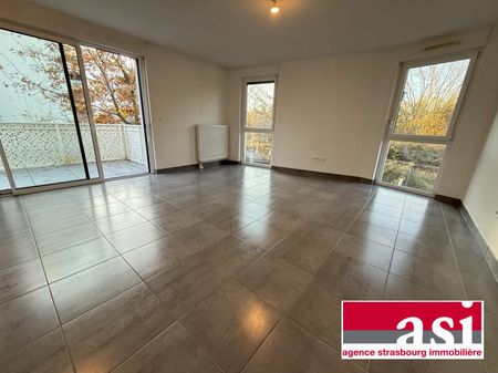 Hoenheim Gare : 2 Pièces terrasse - Photo 2