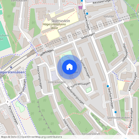 Tomträttsvägen 26, Hägerstensåsen