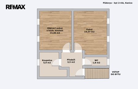 Pronájem bytu 2+kk v osobním vlastnictví 39 m², Kanice - Photo 4