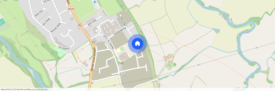 Rhodfa Cae Isa, St. Asaph, Denbighshire, LL17