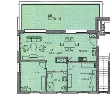 3.5 Zimmer, 74 m² - Photo 4