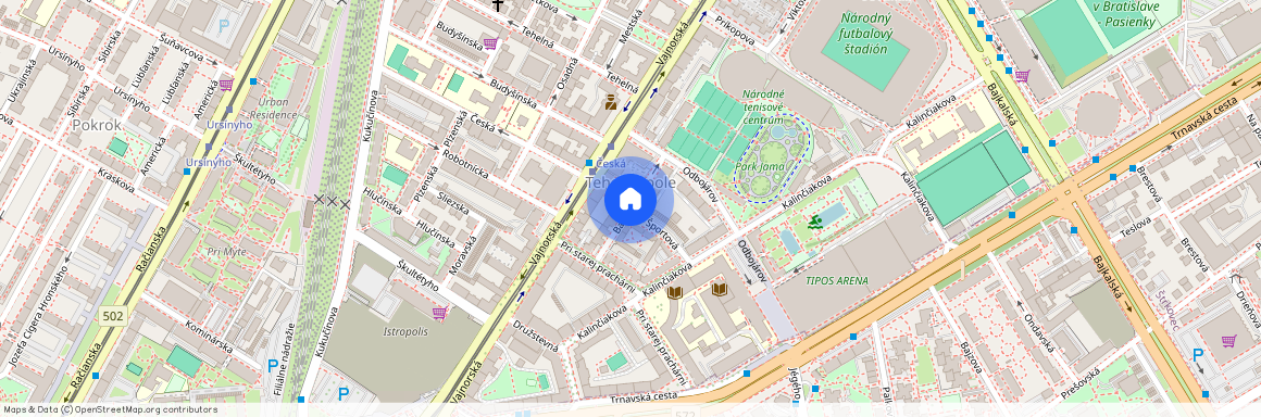 Bartoškova, Bratislava-Nové Mesto, okres Bratislava III