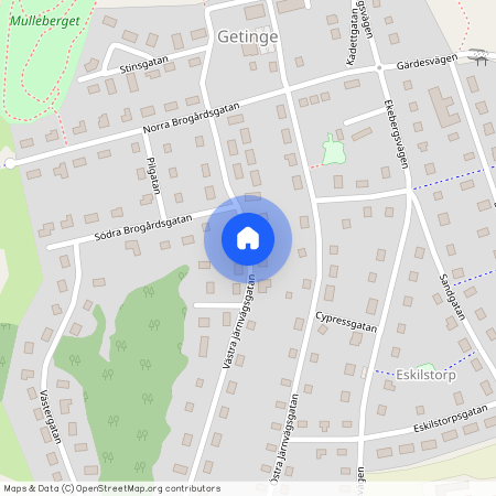 Västra Järnvägsgatan, Getinge