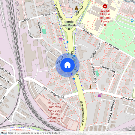 ul. Marszałkowska, 1000-Lecia, Rzeszów, podkarpackie