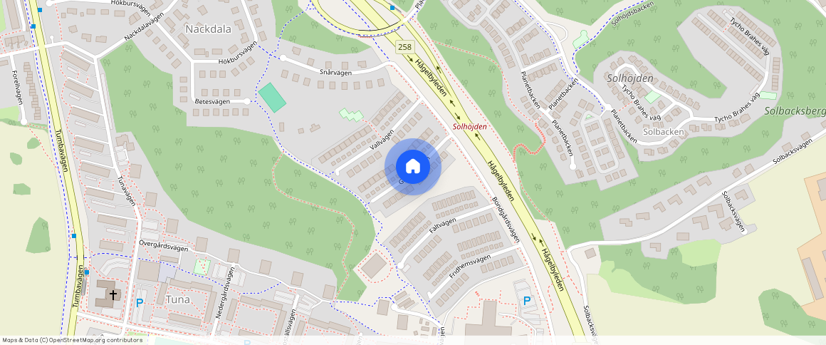 Gärdesvägen, Tumba