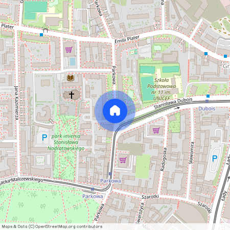 ul. Parkowa, Drzetowo-Grabowo, Śródmieście, Szczecin, zachodniopomorskie