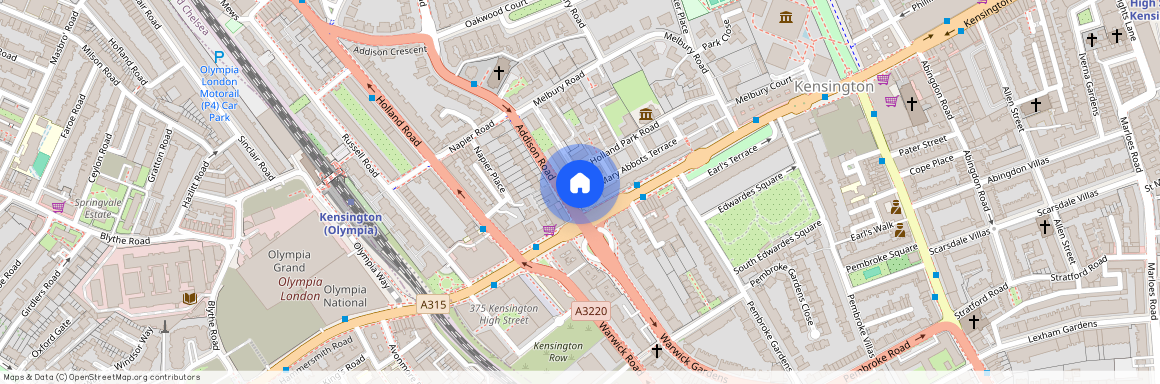 St. Mary Abbots Terrace, Kensington, W14