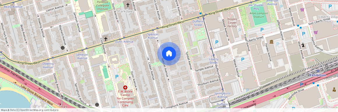 75 Spencer Avenue, Toronto, Toronto, Toronto, M6K 2E2
