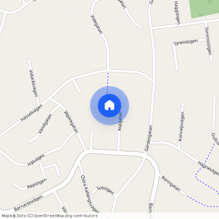 Aspgatan, Norrahammar