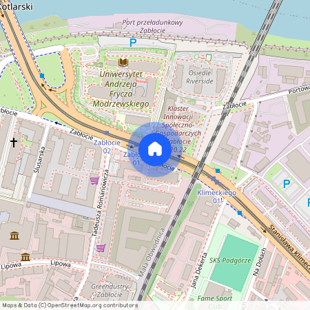 ul. Gustawa Herlinga-Grudzińskiego, Zabłocie, Podgórze, Kraków, małopolskie