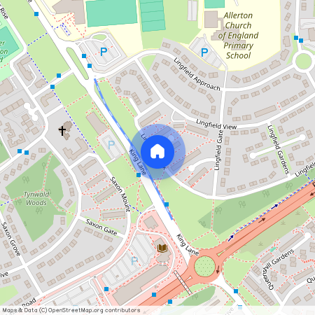 Lingfield Bank, Leeds, West Yorkshire, UK, LS17