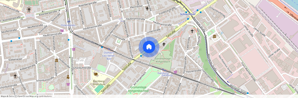 Talstraße, 70188 Stuttgart - Stuttgart-Ost