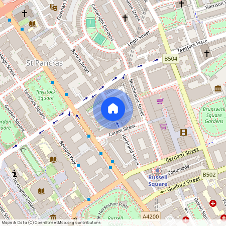 Dickens House, Herbrand Street, London, WC1N