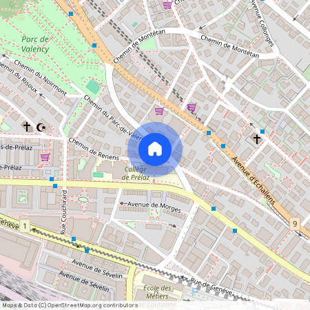 Avenue Recordon 3, 1004 Lausanne