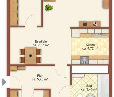 4-Raum-Wohnung in Chemnitz Kappel - Photo 4