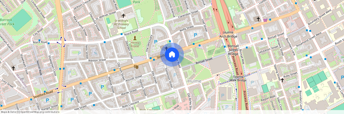 Bishops Corner, Hulme, M15 4UW, Manchester