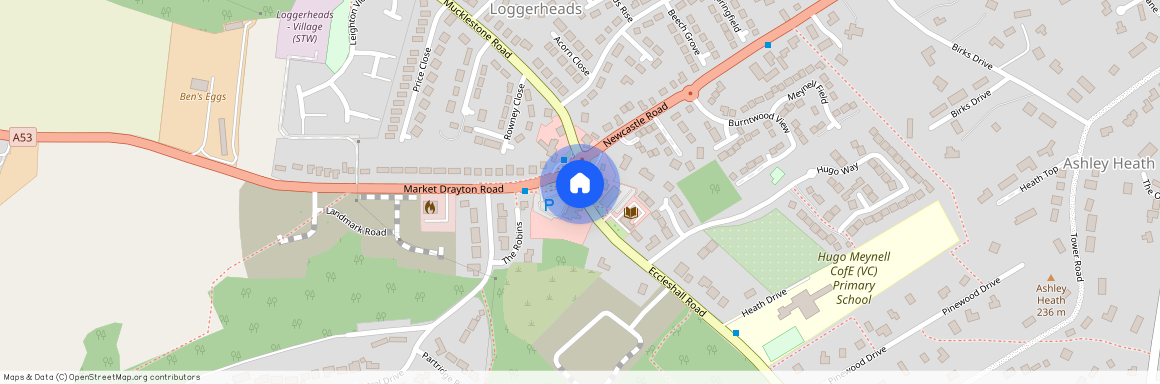 Guinea Close, Loggerheads