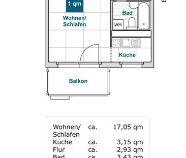 Wir sanieren für Sie: 2-Zimmerwohnung mit Balkon! - Photo 3