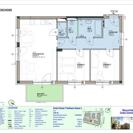 3-Zimmer-Wohnung mit Balkon, Top 5 - Photo 3