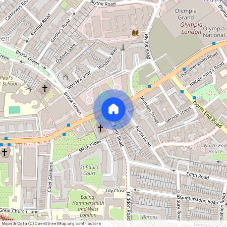 More Close, St Paul's Court, W14