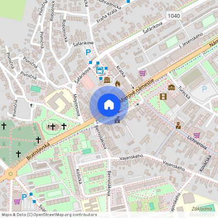 Mierové námestie Senec, Bratislavský kraj